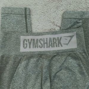 Gymshark High Waisted Flex Leggings in Khaki Marl (Small)